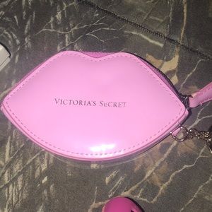 Victoria secret lip coin purse